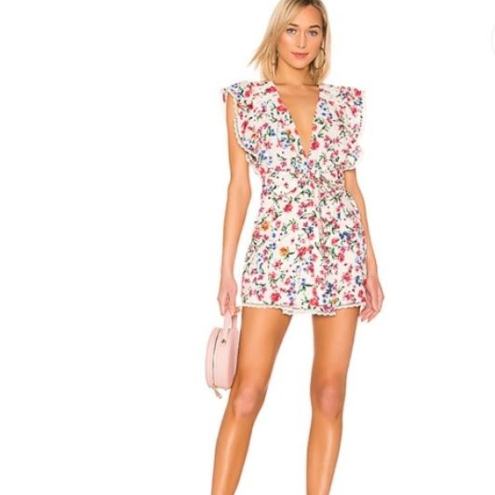 Lovers + Friends Floral Wrap Dress